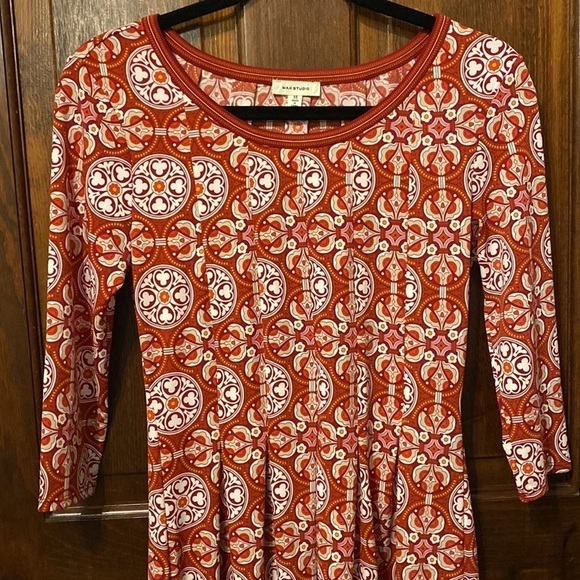 Max Studio 3/4 Sleeve Midi Dress - Picture 2 of 5